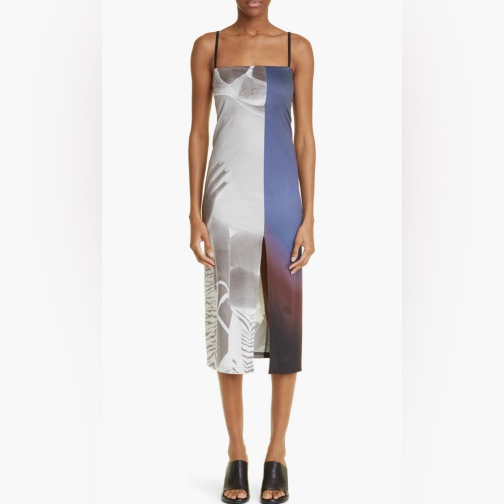 ELLISS lagoon ripple jersey midi dress